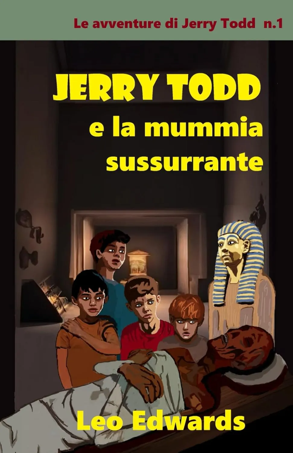 Copertina di Jerry Todd e la mummia sussurrante